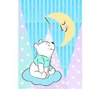 KOMAR Poster Disney Winnie l'ourson - Winnie regarde la lune 30 cm x 40 cm Multicolors G