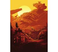 Komar - Poster Géant Intissé Star Wars Jakku Destructeur D'étoiles - 200 X 280 Cm