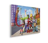 Komar Spidey and His Amazing Friends Selfie Tableau sur toile pour chambre d'enfant Multicolore 60 x 40 cm, coloré