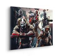 Komar Star Wars Bad Batch Ready to Fight Image sur châssis en bois véritable 60 x 40 cm Image sur toile pour chambre d'enfant, Coloré