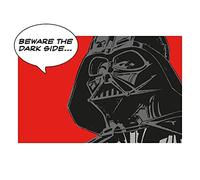 Komar Star Wars Classic Comic Citation Vader - Taille: 70 x 50 cm Wall Picture Print (Sans cadre)