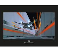 Komar Star Wars Classic RMQ Death Star Trench - Taille : 70 x 50 cm Tableau mural (sans cadre)