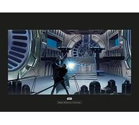 Komar Star Wars Classic RMQ Vader Luke Throneroom - Taille : 70 x 50 cm Tableau mural (sans cadre)