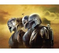 Komar Star Wars The Mandalorian Line Up Tableau mural pour chambre d'enfant 30 x 40 cm