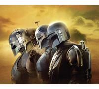 Komar Star Wars The Mandalorian Line Up Tableau mural pour chambre d'enfant 40 x 50 cm
