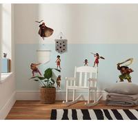 Komar Sticker mural - Disney Moana 2 Family - Dimensions : 50 x 70 cm - Décoration murale pour chambre d'enfant - Viana Multicolore, Coloré