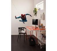 Komar Sticker mural Marvel Spider-Man Epic Swinging 70 x 100 cm Pour chambre d'enfant Bleu et rouge