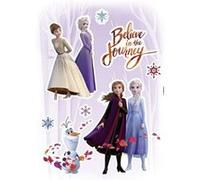 KOMAR Stickers Décoration Murale La Reine des Neiges -Believe in the Journey- Croire au Voyage Disney Multicolors G