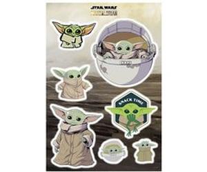 KOMAR Stickers Muraux géant Mandolorian Bébé Yoda Grogu -The Child Cluster- Star Wars 50 x 70 cm Multicolors G