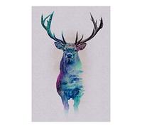 Komar Tableau Mural | Animals Forest Cerf | Affiche, Image, Salon, Chambre à Coucher, Décoration, Impression d'art | sans Cadre | P084C-50x70 | Taille: 50x70cm (Largeur x Hauteur)