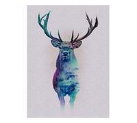 Komar Tableau Mural | Animals Forest Cerf | Affiche, Image, Salon, Chambre à Coucher, décoration, Impression d'art | sans Cadre | P084C-30x40 | Taille: 30x40cm (Largeur x Hauteur)