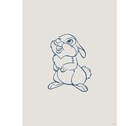 KOMAR Poster d'Art Disney Bambi - Panpan - 30 x 40 cm Multicolors G