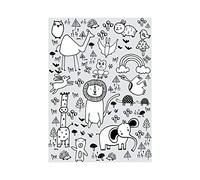 Komar Tableau Mural Motif Parc gribouillis - Impression d'art sans Cadre - P104A-40 x 50 cm - Dimensions : 40 x 50 cm (l x H)