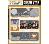 Komar Tableau mural Star Wars Death Star Defeating Guide - Dimensions : 30 x 40 cm - Poster pour chambre d'enfant - Roulé sans cadre - Gris