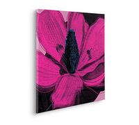 Komar Tableau sur châssis dans un cadre en bois véritable - Rose Fusion - Dimensions 60 x 60 cm - Impression murale, décoration murale, design, salon, chambre à coucher