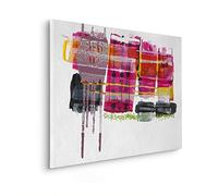 Komar Tableau sur châssis dans un cadre en bois véritable - Rose ru imensions : 60 x 90 cm - Impression murale, décoration murale, design, salon, chambre à coucher