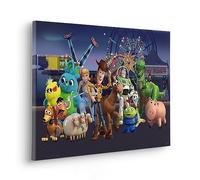 Komar Toile imprimée sur cadre de Disney Toy Story The Greatest Team - Taille: 60 x 40 cm