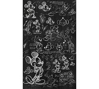 Komar VD-052 Papier Peint Mural/Papier Peint/Affiche, Noir/Blanc