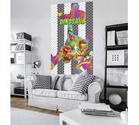 Komar VD Arlo Clash 1 bande et pâte non tissée avec peinture à pois Multicolore 120 x 200 cm