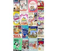 Komar VD Panneau de 040 non-tissé Disney Movie Posters Retro Girls 1 Gare, avec colle, multicolore, 120 x 200 cm Multicolore G
