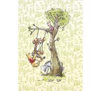 Komar WTD DX4-017 Papier peint intissé Motif Winnie l'ourson dans le bois Largeur du rail 50 cm