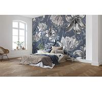 Komar WTD X7-1041 Papier Peint Photo Non tissé Motif Floral Bleu Merian 7 Bandes Largeur 50 cm, coloré, Größe: 350 x 250 cm
