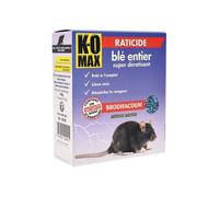 Appât céréales - raticide - blé entier - super dératissant - 140 g