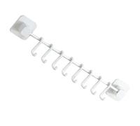 KOMBIUDA 1ensemble Rail Mural Industriel pour Ustensiles Cuisine Crochets sans Perçage Support Ustensiles Muraux Multifonction pour Cuisine Salle de Bain Bureau