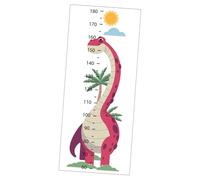 KOMBIUDA 1feuille Règle De Autocollante Pour Garçon Fille Avec Design Animaux Toise Décorative Pour Chambre Salle De Jeux Et