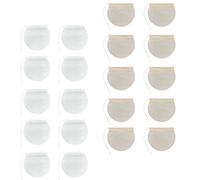KOMBIUDA 200 Sachets de Thé Filtrants en Papier Rond Jetables Cordon, 200 Pièces pour Infusion Rapide et Sûre D'épices