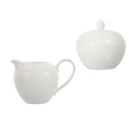 KOMBIUDA 2pièces Pot à Lait et Sucrier Céramique Pratique pour Café Boissons et Décoration de Table Léger et Portable Adapté Maison et Cafés