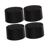 KOMBIUDA 4 Pièces Commandes Universelles pour Brûleurs avec Trou de Commutateur de Design Allumage Rapide pour Cuisine Commerciale