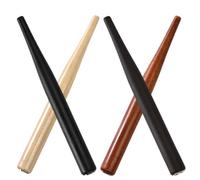 KOMBIUDA 4 Pièces Porte-plumage Élégant en Bois pour Calligraphie et Dessin Design Rétro Usage pour Artistes et Calligraphes