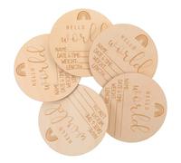 KOMBIUDA 5pièces Cartes De Croissance Né Annonce De Naissance Et Signes Personnalisés Pour Photos Mémorables