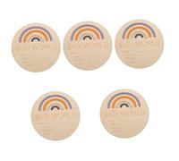 KOMBIUDA 5pièces Cartes Pour Annoncer Les Étapes Mensuelles De Garçon Fille Accessoire Photo Et Pour Capturer Les Moments Précieux De Votre Garçon Fille