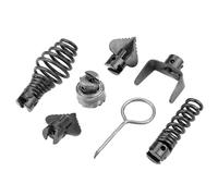 KOMBIUDA 7pièces Accessoires de Nettoyage Canalisation Professionnels Ressorts Extension pour Déboucheur Outils Pratiques pour Toilettes et Éviers Kit de Débouchage Polyvalent