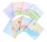 KOMBIUDA 8 Pièces Bloc-notes Adhésif Portable Multi-fonction, Papier | Petites Notes Autocollantes, Onglets de Page Auto-adhésifs, Marque-page en Papier, Usage Maison