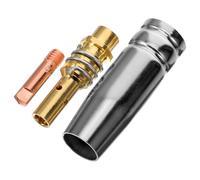 KOMBIUDA Accessoires de Soudage Kit de Soudage au Gaz en Cuivre Joint M6 Tige de Connexion et Buses de Protection pour Applications