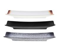 KOMBIUDA Assiettes à sushis en céramique 3pcs, plateau rectangulaire style japonais, plat de service pour restaurants et hôtels, vaisselle pour présentation sushi Plusieurs styles