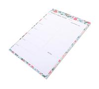 KOMBIUDA Bloc Hebdomadaire Magnétique pour Frigo Pages Planificateur Repas Semaine avec Liste de Courses Détachable Agenda Cuisine Pratique pour Organisation Quotidienne