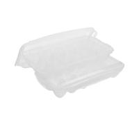 KOMBIUDA Boîte à Œufs avec Couvercle en Plastique Empilable pour Réfrigérateur 2pcs Optimisant L'espace et Facilitant le Nettoyage pour Petits Réfrigérateurs Domestiques