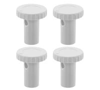 KOMBIUDA Bouchons Ronds en Plastique 4 pièces pour Bouchons de vidange du congélateur et réfrigérateur, Accessoires étanches pour Maintenance Facile en Milieu Domestique et Professionnel