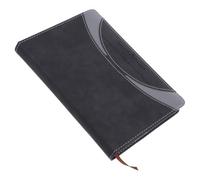 KOMBIUDA Carnet de Planification Quotidienne A5 2026 en Papier PU Noir | Index Mensuels, Signet Intégré, Navigation Mois par Mois, pour Réunions, Travail, Étudiants