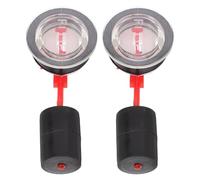 KOMBIUDA Jauge Tige Flotteur Cylindrique Noir en Acrylique Essence Bateau Indicateur Précis Pack de 2 Pièces pour Surveillance Fiable pour Réservoir de Générateur