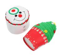 KOMBIUDA Lot De 4 Serviettes De Toilette En Coton Motif Bonhomme De Neige Pour Noël Motif Sapin De Noël Pour Enfants Et Filles Élégantes Et Décoratives 2 Pièces X 4
