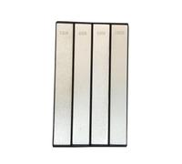 KOMBIUDA Pierre à Aiguiser Affûtage Rapide Lame 4 Pièces Diamant Cuisine et Maison Grain 240 400 600 1000 en Plastique et Diamant