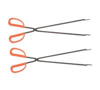 KOMBIUDA Pince de Préhension Polyvalente en Métal et Plastique 2pcs pour Ramassage sans Se Baisser, Outil Pratique pour Jardin Cuisine