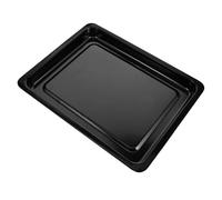 KOMBIUDA Plat de Cuisson Rectangulaire Émaillé Noir pour Tartes et Desserts