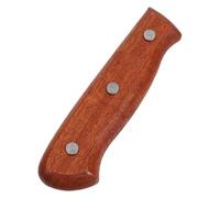 KOMBIUDA Poignée de Couteau en Bois Courbe Modèle A, Prise Ergonomique | Réduit la Fatigue Main, Remplacement pour Lame Usée, Usage Maison, Finition Grain