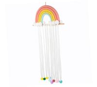 KOMBIUDA Porte-Nœuds Arc-en-Ciel pour Organisateur de Cheveux Mural Support en et Coton Rangement Pratique Décoration de Chambre 1 Pièce